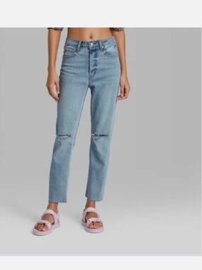 Wild Fable high rise ripped jeans.
